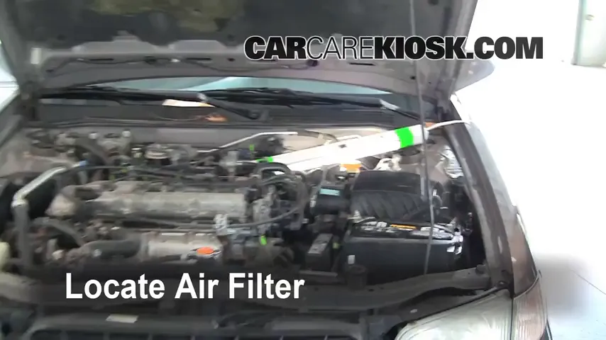 1998 Nissan Altima GXE 2.4L 4 Cyl. Air Filter (Engine)
